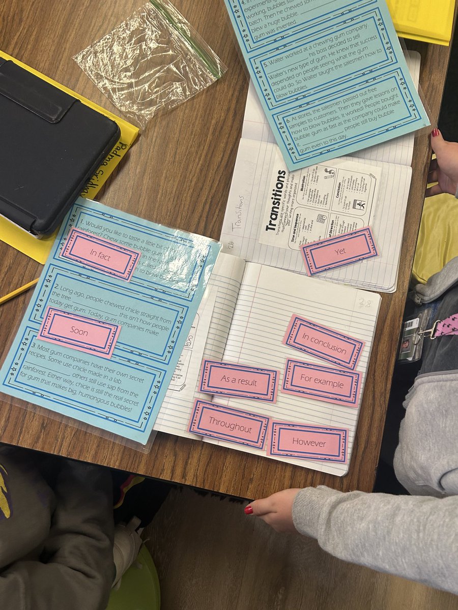 Courtney Wright (@courtneyjwright) on Twitter photo Connecting our thoughts <a href="/sce_eagles/">Spring Creek Elementary</a> by using transition words. #ProudtobeSCE #RISDBetheOne Connecting our thoughts <a href="/sce_eagles/">Spring Creek Elementary</a> by using transition words. #ProudtobeSCE #RISDBetheOne