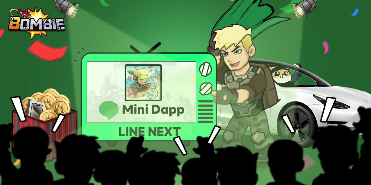 Making History: BOMBIE, First Game Ever on LINE Platform!  

Join Bombie LINE Now! - liff.line.me/2006719903-1zJ…
Join gaming history as BOMBIE pioneers Mini Dapp with its groundbreaking launch! Step into our fair launch game and begin your BOMBIE adventure with incredible Launch