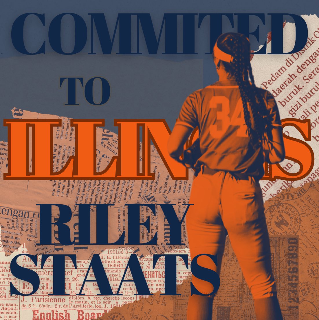 riley_staats's tweet photo. There’s a moment every athlete dreams of—the moment they realize years of hard work, sacrifice, and unwavering belief have finally paid off. Today, I am beyond blessed to announce that I have committed to continue my academic and athletic career at the University of Illinois! 🧡💙 Go Illini!
This isn’t just about a sport. It’s about a journey that has shaped my life in ways words can hardly describe. To my family—you are the foundation of everything I’ve accomplished. Mom, Dad, and Grandma—you’ve stood beside me, crossing miles, borders, and oceans to support a dream that was never just mine, but ours. Grandma, you’ve been my compass, guiding me through the highs and lows, reminding me that this game is more than a sport—it’s a part of who I am. I hope I’ve made you proud.

To  Cameryn Denhup —thank you for being my rock. From day one, you’ve stood by me through everything—on and off the field. No matter what life threw at us, you always had my back, and I’ll always have yours, forever. Your friendship means the world to me, and I’m grateful for every laugh, every moment, and every step we’ve taken together.

A special thank you to Rich Levin,  Eric Garza, Bella Norton, India Chiles, Shane Shurlund, Jimmy Kolaitis, Scott Smith, and Dale Serie—you have helped me grow and pushed me to be the best version of myself.
The road wasn’t always easy. There were early mornings, long nights, and moments I questioned if I’d ever get here. But those moments only made this one sweeter. The day I walked onto Illinois’s campus, I knew I’d found my home. I knew this was where my heart belonged.
Now, it’s time to embrace this next chapter with everything I have. I’m ready to represent the Fighting Illini, not just for myself, but for the people who’ve stood beside me through it all. This is more than a commitment—it’s a promise to honor this journey and the people who made it possible.

Here’s to chasing dreams, creating memories, and leaving a legacy. Let’s do this! 💪🥎
#Committed #GoIllini #IlliniSoftball #DreamBig #NextChapter #FamilyFirst