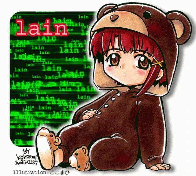 岩倉玲音さん リサイクル ファンアート定期リサイクル#lain 