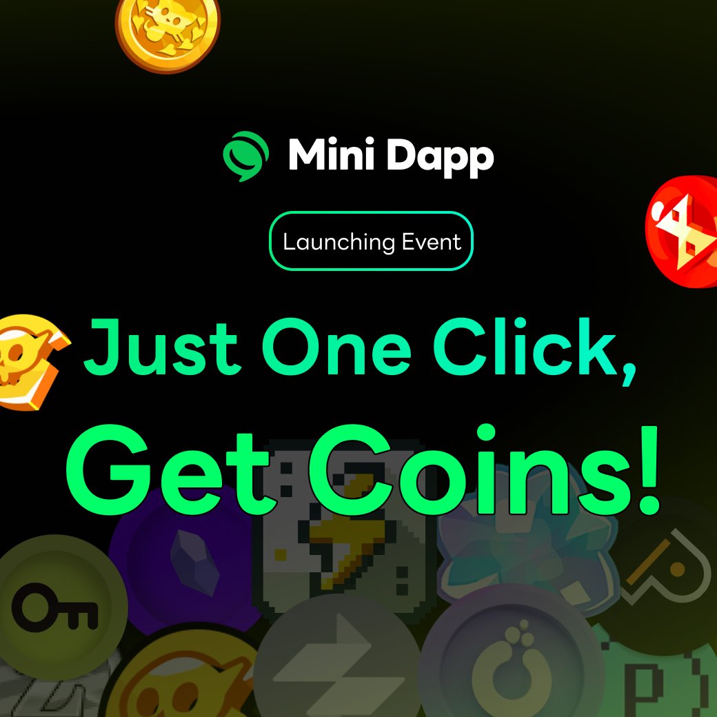 🎁 LINEのMini Dappローンチ記念イベント！ タップするだけでコインをゲット✨ 合計32本のMini Dappポイント を貯めて、追加の$KAIAコインリワードを手に入れよう！ 今すぐLINEでアクセスしてリワードをゲット 👉 https://t .co/K2Ydy9OSQO