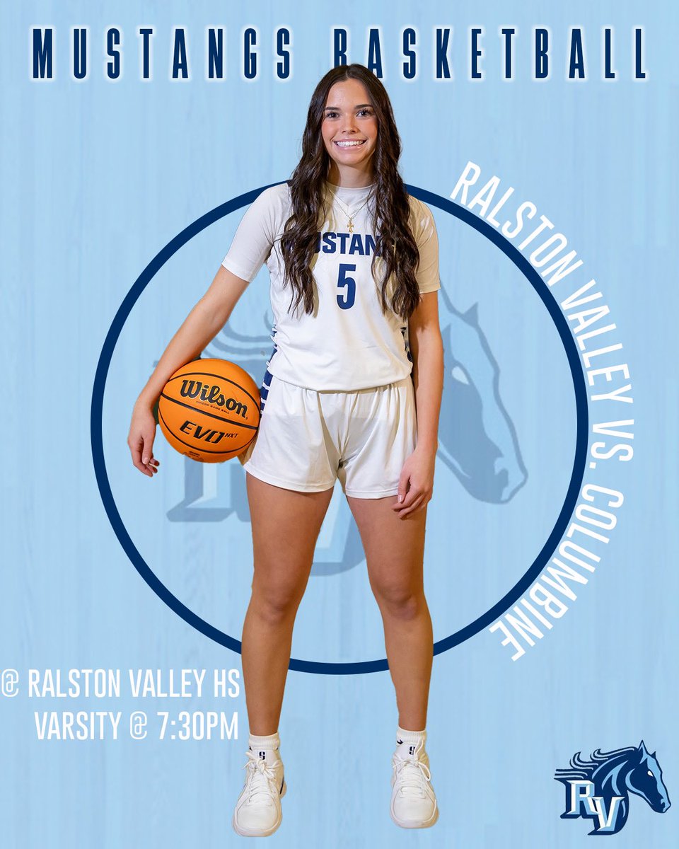 L3 4:30pm
JV 6:00pm
Varsity 7:30pm

@Ralston Valley High School 

Let’s Go Mustangs!!