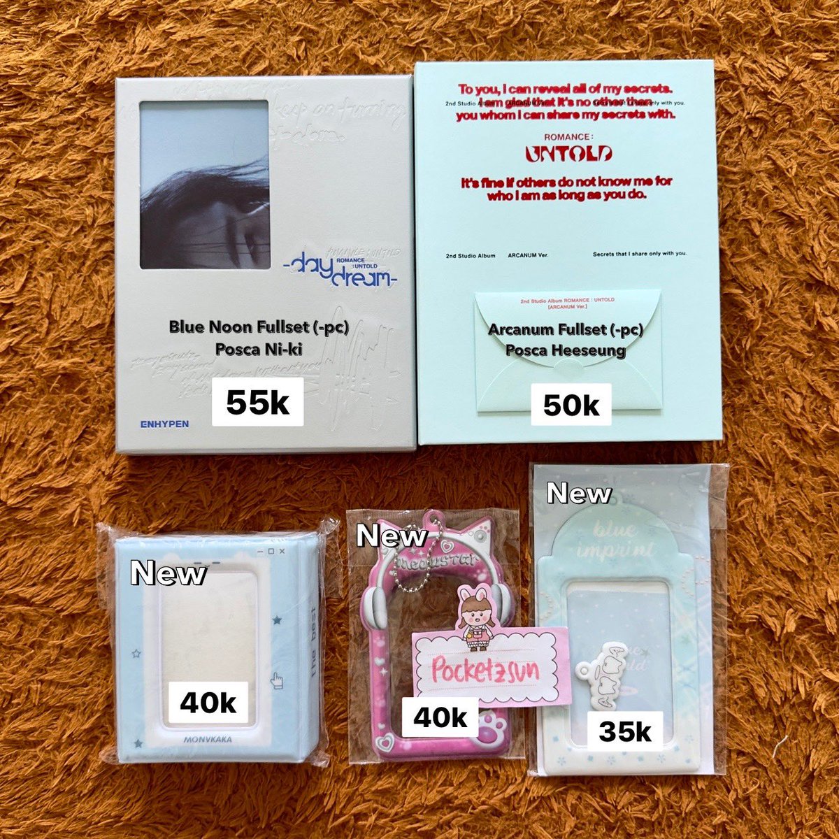 pocketzsvn's tweet photo. ⇢ ˗ˏˋ wts / want to sell ࿐ྂ

[CLEARANCE SALE INA]
photocard enhypen txt bts x1 
album only kolbuk cahol new

‼️min take 2 pcs / 40k‼️
✧ price exc admpack
✧ keep event with dp
✧ dom Malang, Jatim

⚠️ read tnc first! https://t.co/54d19kYkew