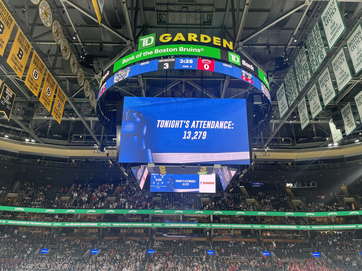 The largest women’s hockey crowd in Massachusetts history. The fifth largest in the history of women’s college hockey.