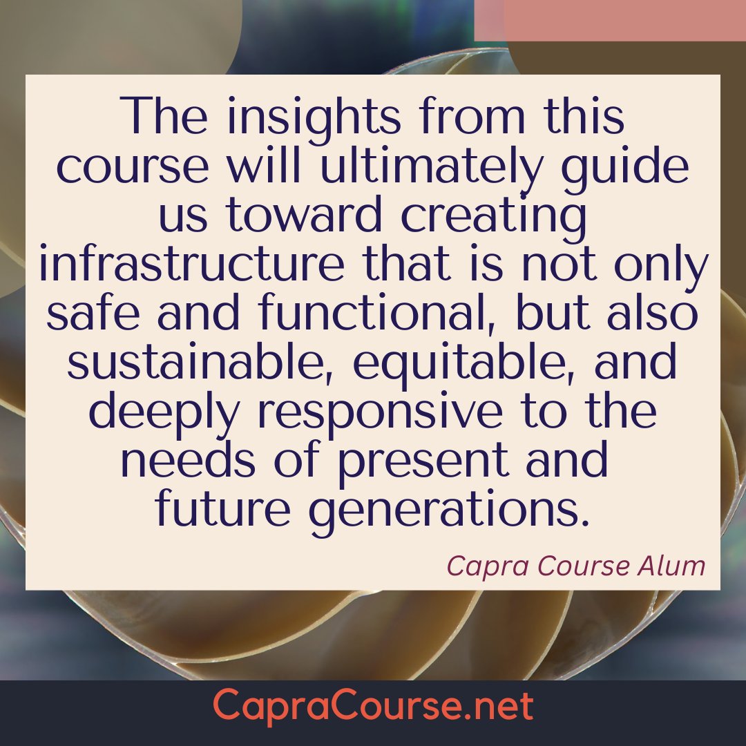 Fritjof Capra's Capra Course tweet media
