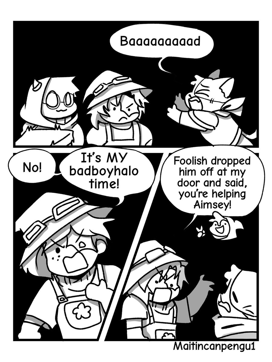 MaiTinCanPengu1's tweet photo. Foolish said it’s MY turn with Badboyhalo
#therealm #aimseyfanart #badboyhalofanart #dtowncatfanart #foolishfanart #trsmpfanart https://t.co/RkgAE9Yf12