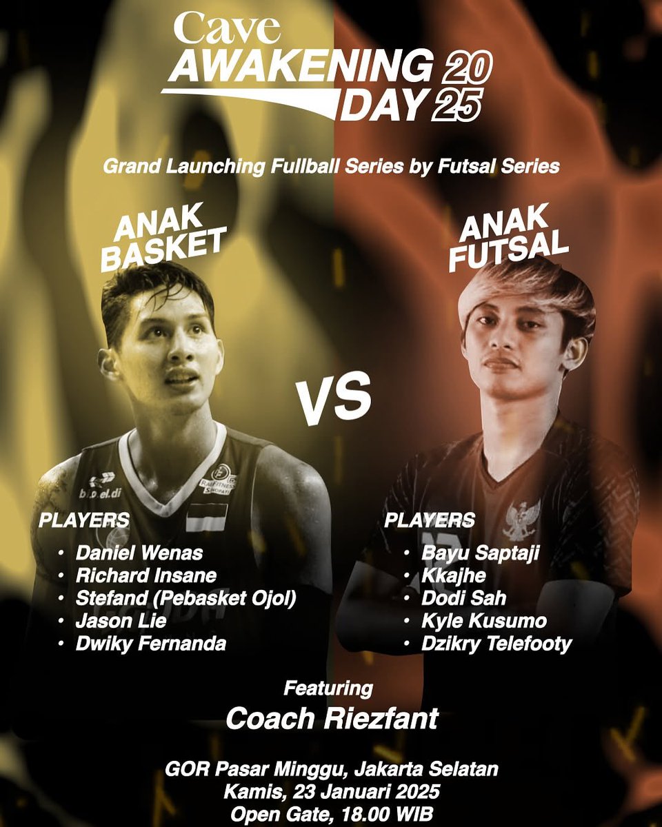Official Fullball Region Jakarta Selatan & Pusat (@fullballjaksel) on Twitter photo Cave Fullball Awakening Day <a href="/fullballid/">Official Fullball</a> ! Beli tiketnya cuma 15ribu, udah gitu kamu bisa dapet 60rb cuma modal HP doang! Letsgoooo!
Beli tiketnya di siniii event.detik.com/644/cave-fullb… Cave Fullball Awakening Day <a href="/fullballid/">Official Fullball</a> ! Beli tiketnya cuma 15ribu, udah gitu kamu bisa dapet 60rb cuma modal HP doang! Letsgoooo!
Beli tiketnya di siniii event.detik.com/644/cave-fullb…
