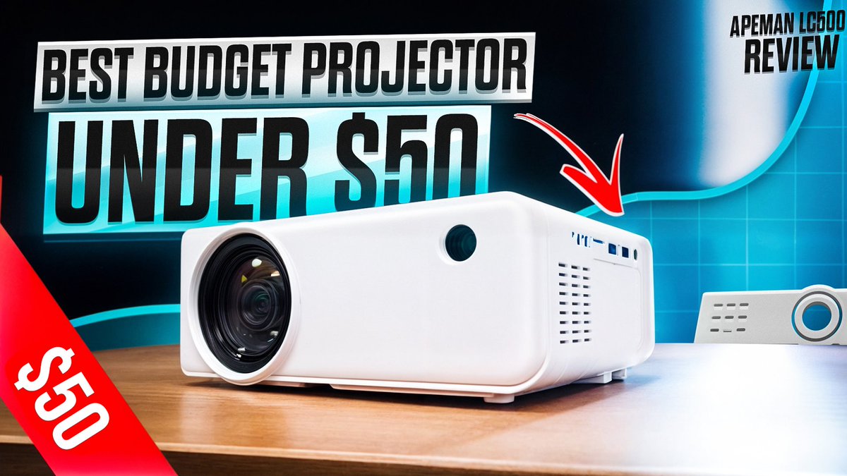 DadLifeGaming1's tweet image. 🚨NEW VIDEO🚨
Best BUDGET PROJECTOR Under $50 | APEMAN LC500 Review
youtu.be/MoKbh4LZAvM
#projector #budget #apeman #youtube