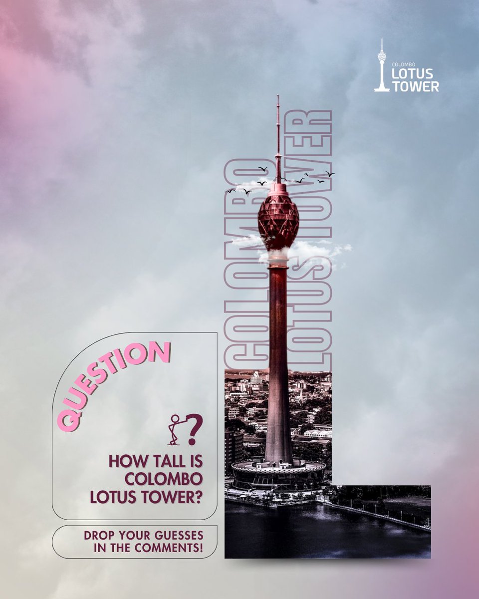 Colombo Lotus Tower tweet media