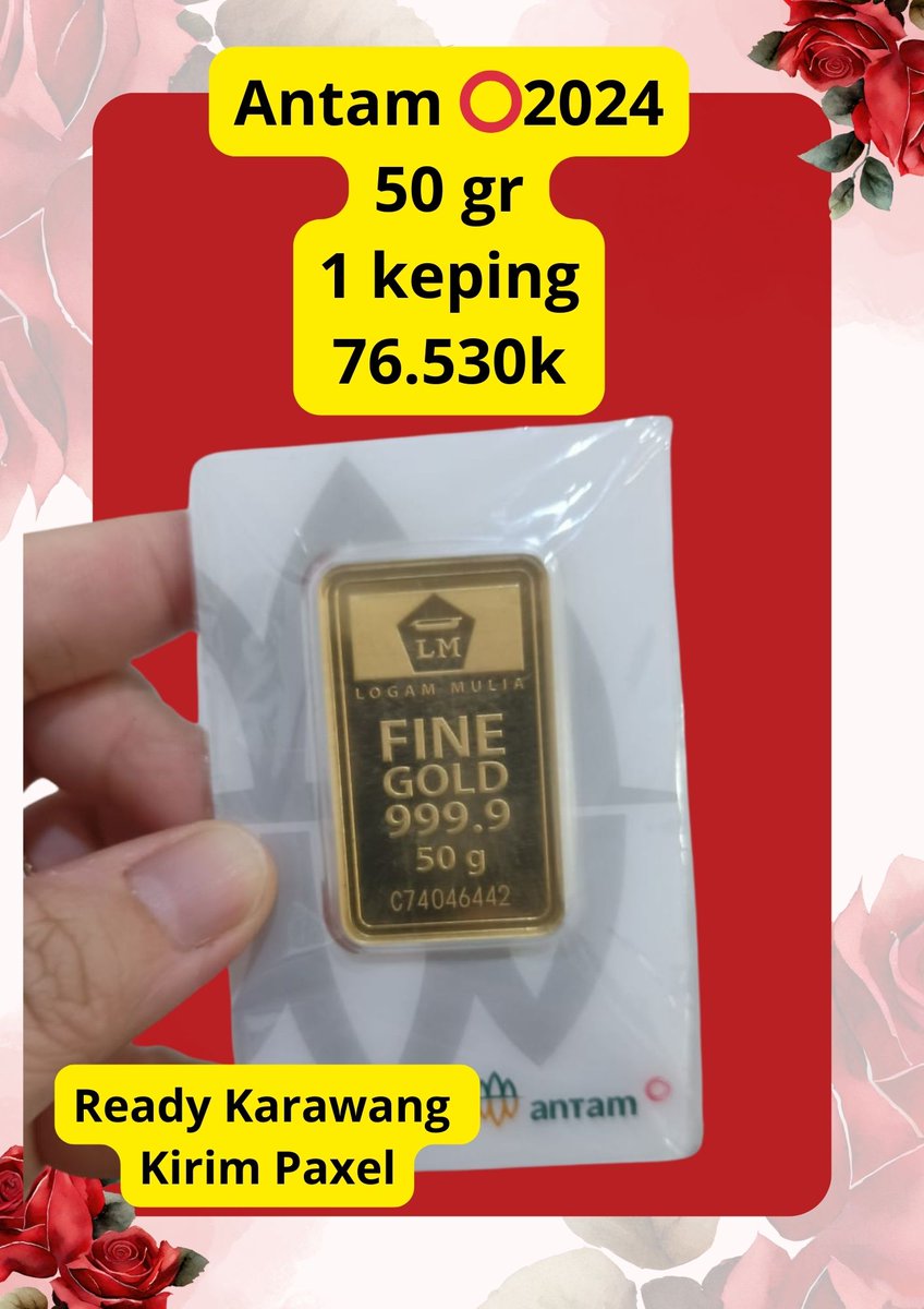 RJ_Yellow's tweet photo. Terima jual beli emas logam mulia wa 081249323528
Lokasi karawang 
https://t.co/f8KsRlguw7 #Trump   Soleh Solihun #investasi #antam https://t.co/U7i1KjWl44