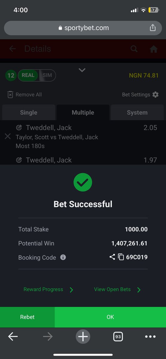 WinWith1k's tweet image. 69C019 🎯🎯🎯