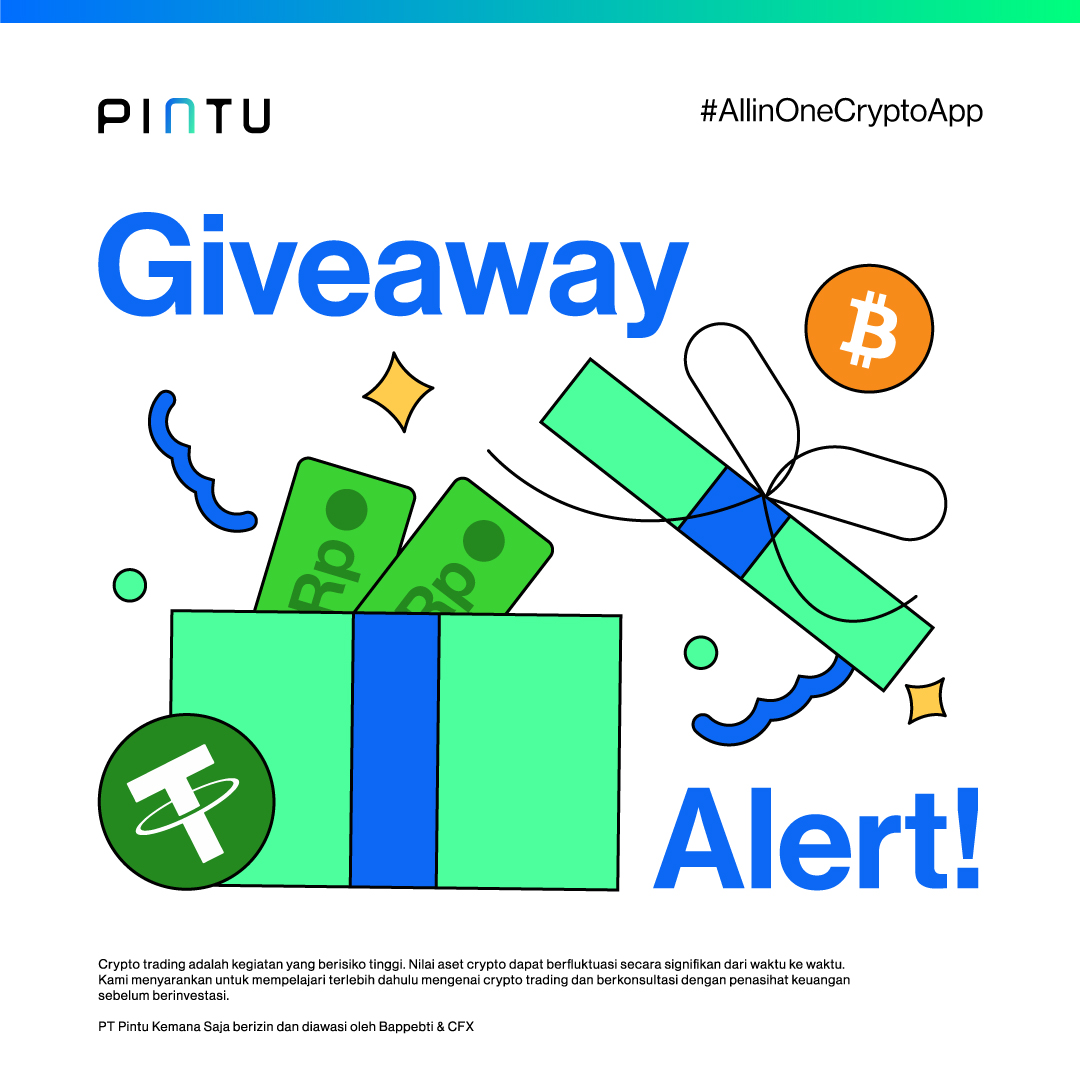 GMGM! 🚀🚀

Daripada bingung liatin chart altcoin lagi merah, mending sini kumpul mintu mau ngadain giveaway kecil-kecilan!

Cara ikutannya gampang banget:
1. Repost dan Like postingan ini!⁣
2. Reply di bawah 4 altcoin favorit kalian yang ada di Pintu &amp; tag 3 orang teman.

Mintu