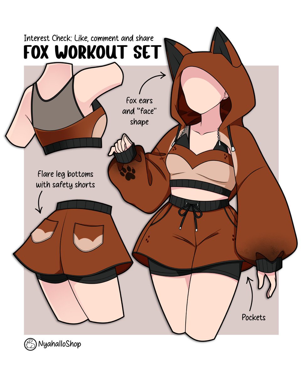 Why only workout when you can workout as a fox  🦊