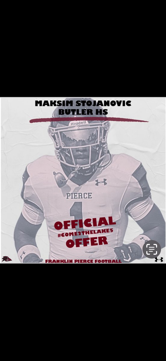 Thankful to have received an offer from Franklin Pierce University!!

<a href="/football_butler/">Butler H.S. Football (NJ)</a> 
<a href="/bhsbulldogsnj/">Butler Athletics</a> 
<a href="/Coach_Ewen/">Taylor Ewen</a> 
<a href="/Coach_GAS/">Russell Gaskamp</a> 
<a href="/Ravens_FB/">Franklin Pierce Football</a>