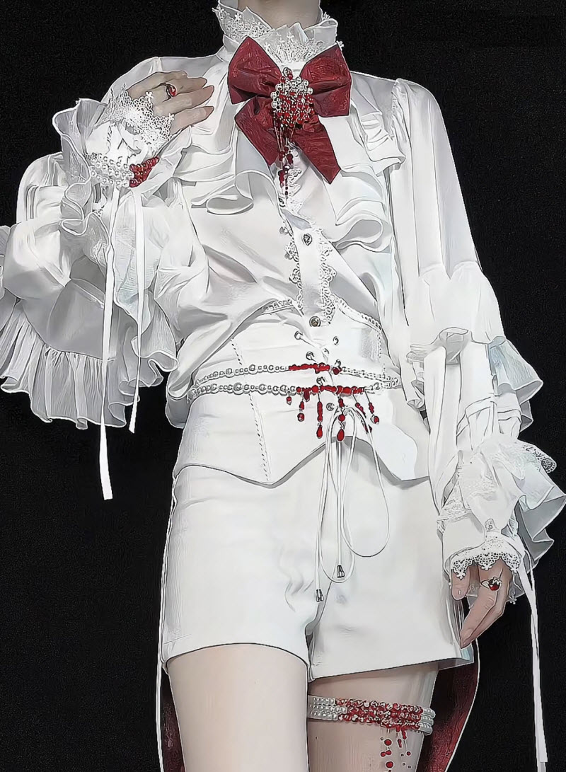 LolitaWardrobe's tweet image. The White Dragon Shirt

◆ Shirt's Shopping Link &amp;gt;&amp;gt;&amp;gt; lolitawardrobe.com/zj-story-the-g…