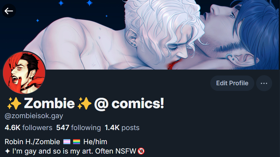 ZombieisOK's tweet photo. reminder! you can and should follow me elsewhere! I don't post full art here anymore! 🦋🫶 https://t.co/yxmg2fRWWB