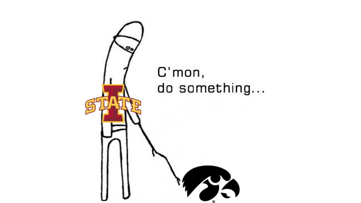 CycloneDave69's tweet photo. Iowa State looking at Iowa to try and help bolster its tournament resume. https://t.co/mYaxAFsUgo