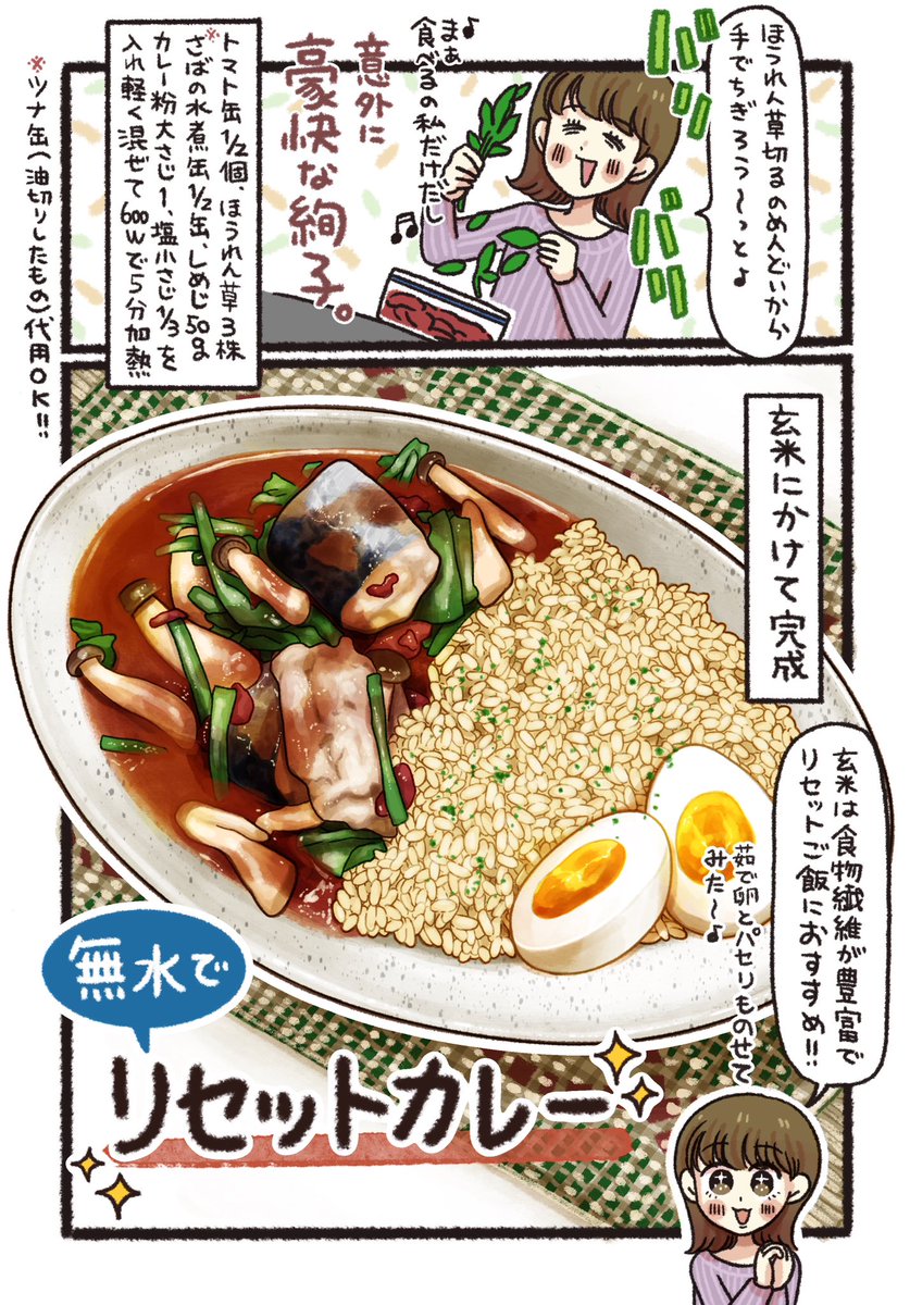 年末年始に溜め込んだものは

無水リセットカレー🍛でリセットしちゃ‼️ 