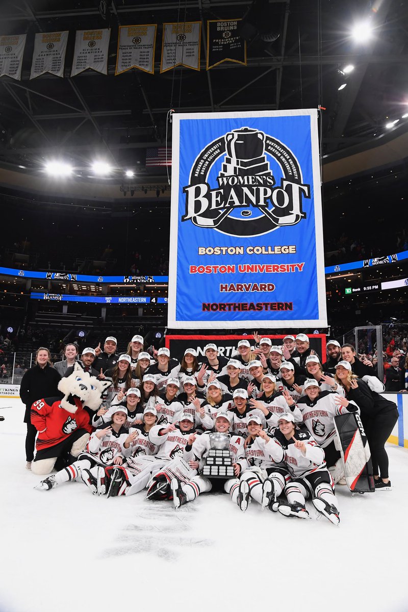 BEAN THE BEST, STILL THE BEST. 🏆

For the 20th time, @gonuwhockey are BEANPOT CHAMPIONS — defeating @terrierwhockey 4-0.