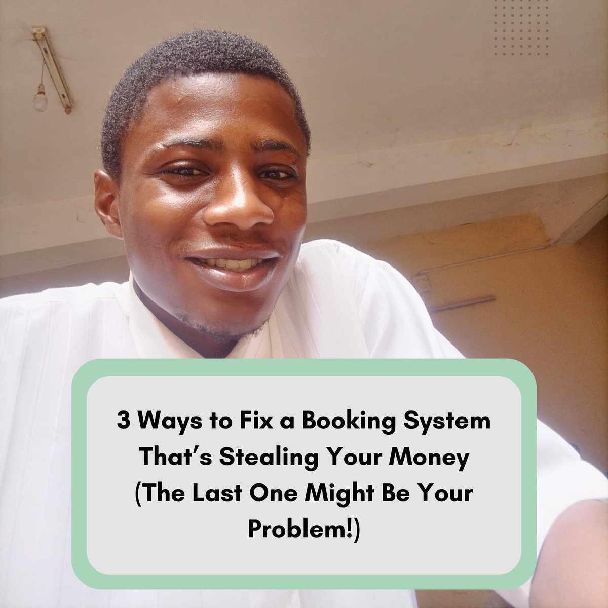 efficientraphic's tweet image. Is Your Booking System Costing You Clients?

If your booking system is glitchy or double-books clients, it’s leaking money!

Automate payments with Stripe or PayPal.
Sync calendars to avoid conflicts.
Fix buggy systems with tools like Calendly 

Ready to stop losing revenue? DM