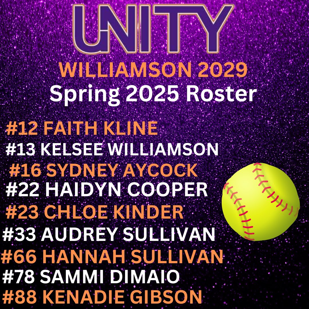 Unity2029's tweet photo. After a very successful Unity weekend, we are excited to announce our Spring Roster! @VAUnitySB 

Our girls learned a lot this past weekend and we are ready for Spring Season to start. https://t.co/94uN7F1Af5