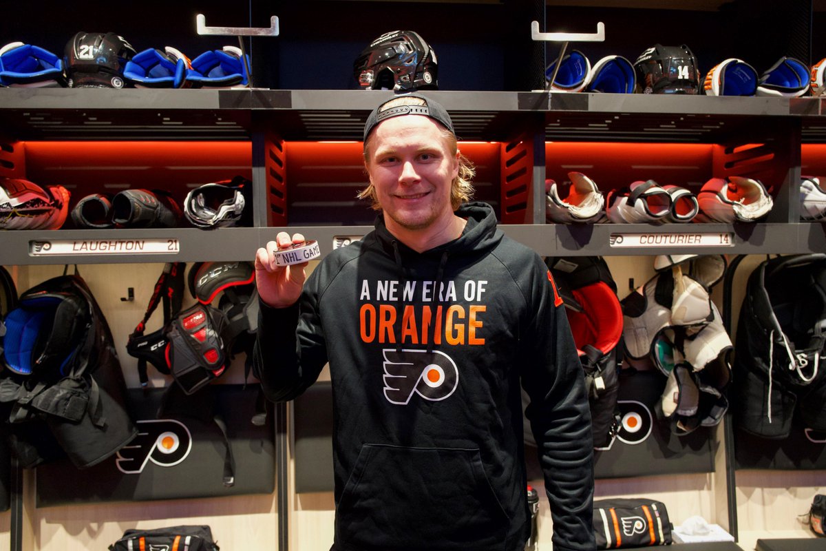 NHLFlyers's tweet photo. How do you like them Abols?

Welcome to The Show, Rodrigo!

#DETvsPHI | #LetsGoFlyers https://t.co/6G47BTEsYY