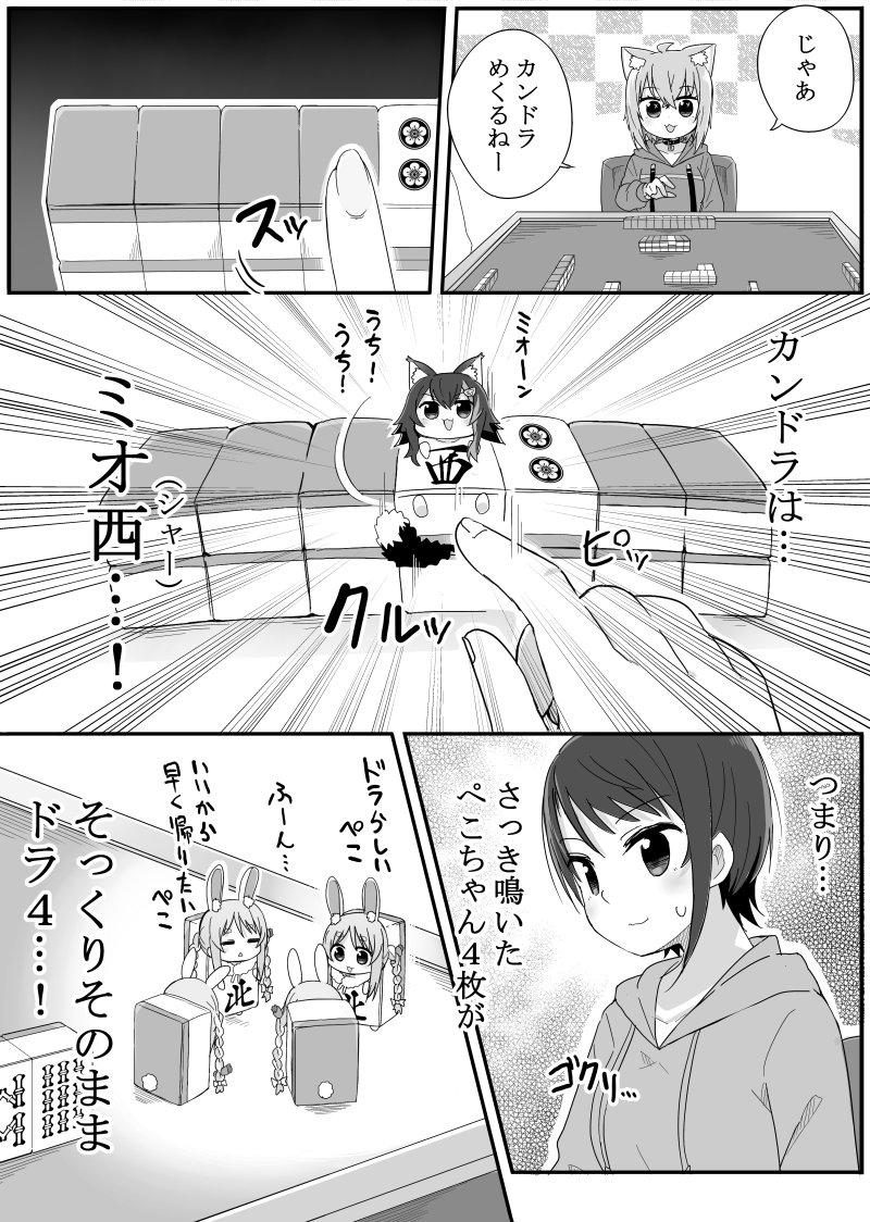 ホロライブ麻雀
#プロテインザスバル #ぺこらーと 