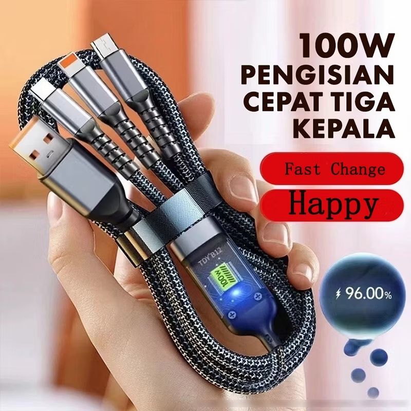 aprin_sani's tweet photo. Cek Kabel Data 3in1 Fast Super Charging 100W USB Micro, Type C, Lightning For Samsung Xiaomi Android IOS dengan harga Rp14.000. Dapatkan di Shopee sekarang! https://t.co/JLafWcgSBz https://t.co/MJHFgNaG4z