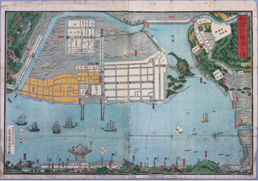 御開港横浜之図