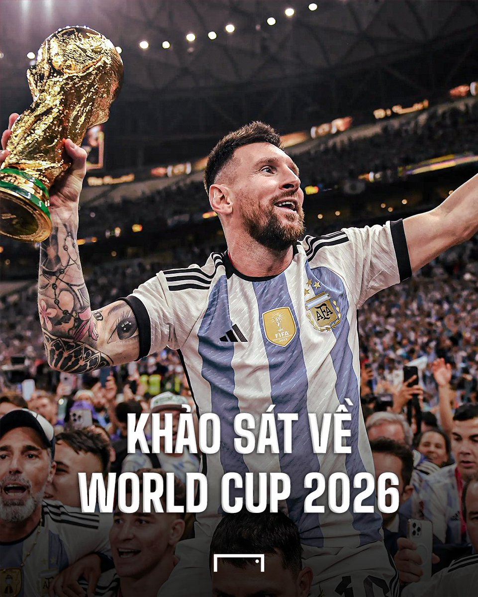 FIFA World Cup 2026 chỉ còn một năm nữa sẽ diễn ra! 
Bạn dự định sẽ xem các trận đấu trên TV, điện thoại hay đến sân xem trực tiếp? 
Hãy chia sẻ ý kiến của bạn trong cuộc khảo sát của chúng tôi! 
survey.alchemer.com/s3/8142685/e81…