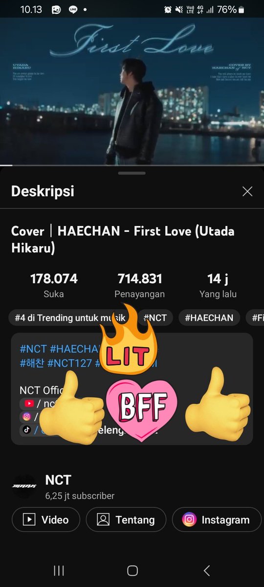 abcacadefghijkl's tweet photo. 🌻 SUNFLOWER STREAMING PARTY 🌻

Cover｜HAECHAN - First Love (Utada Hikaru)

🔗 https://t.co/b3rnkSQdZb

‼️DON'T BREAK THE CHAIN‼️

tags : @nanajaemin422 @bloomieskyy @skyblueHaeren
@selarikkisah

HAECHAN FIRST LOVE COVER 
#HaechanCoverOutNow
#해찬첫솔로커버곡 https://t.co/TrdXntQrg2