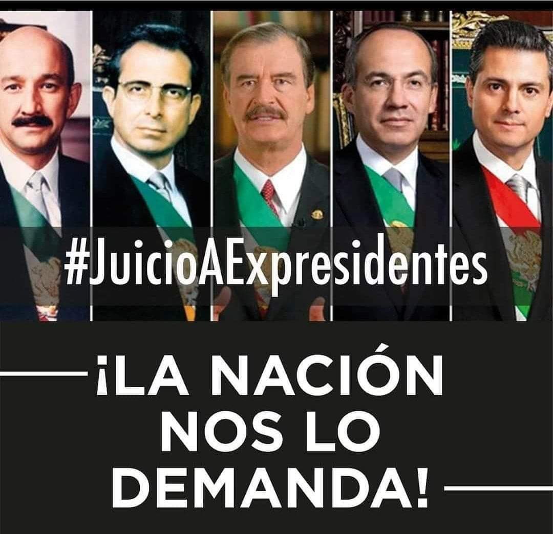 Entregaron los bienes de la nación a sus parientes, amigos y socios: los yacimientos petroleros, las minas, las cuencas hidrológicas, playas, bosques, parques, reservas naturales...
El país, para el PRI y para el PAN, sólo ha sido un botín.
#JuicioAExPresidentes