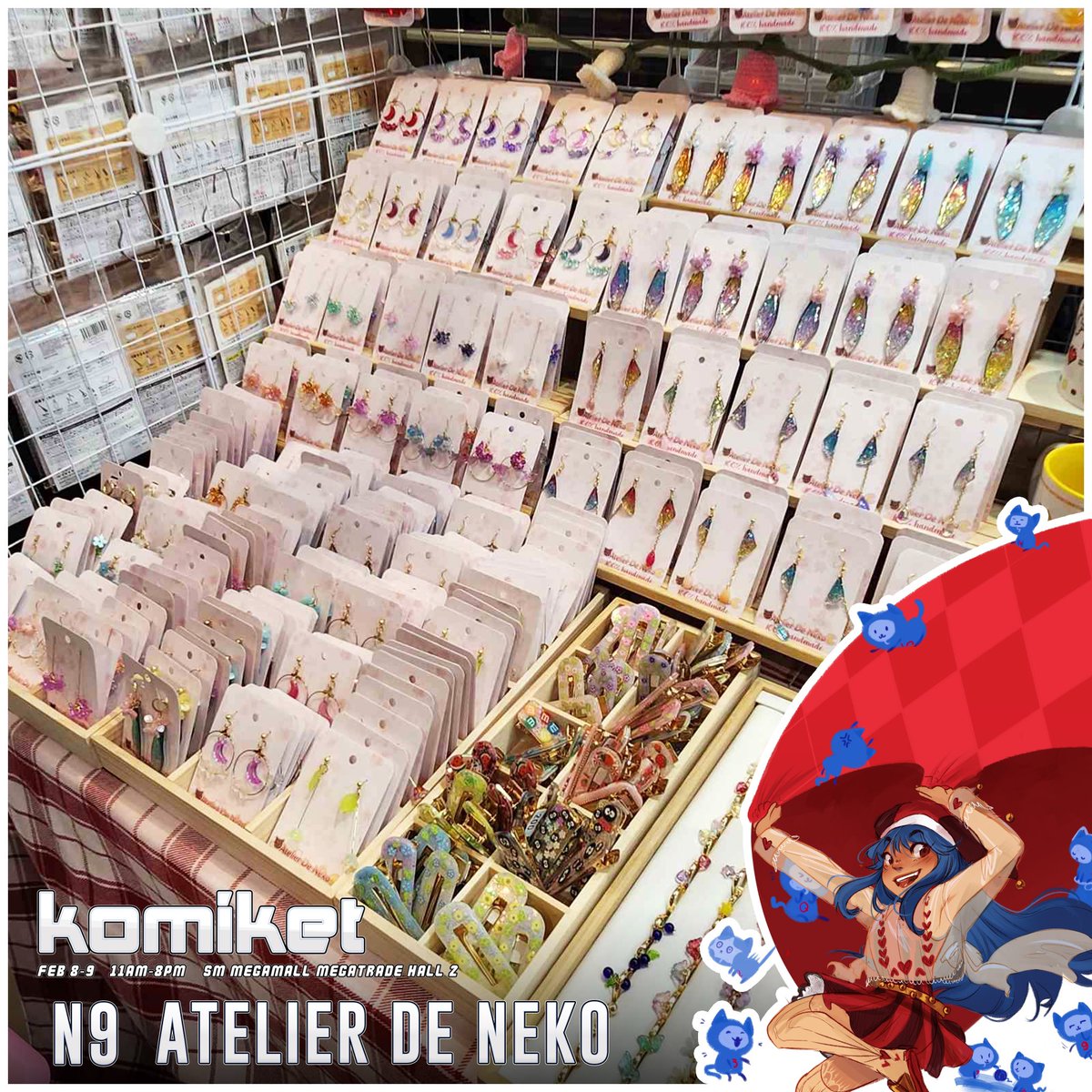 Katch komiks and art on February 8-9 Komiket!  Get your own comissioned artwork, original stickers, prints, and unique  accessories as a treat for loved ones, or yourself at SM Megamall Megatrade Hall 2 from 11AM-8PM.

#supportlocalcreators
#komiketfebruary