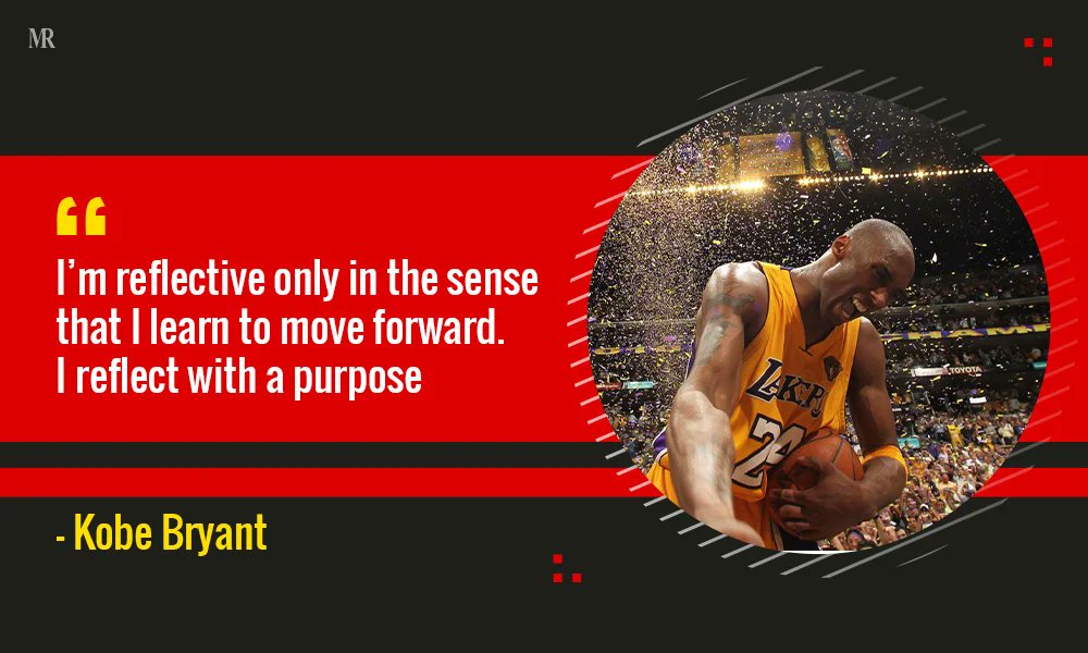 MirrorReview1's tweet photo. “I’m reflective only in the sense that I learn to move forward. I reflect with a purpose.”
https://t.co/WZAoOoG5CK
#KobeBryant #MambaMentality #LeadershipQuotes #Motivation #Inspiration #Success #KobeInspiration #Mindset #Goals #Hardwork https://t.co/vwWADJRYZq