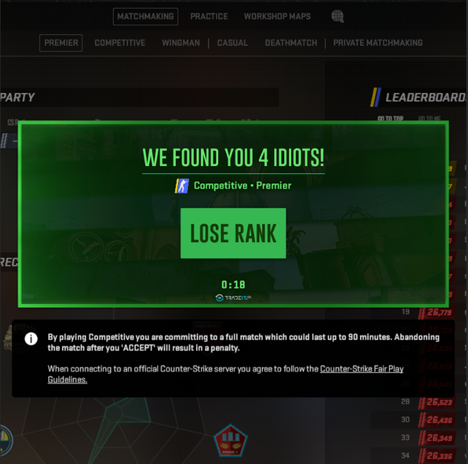 How it feels to Solo Q in CS2