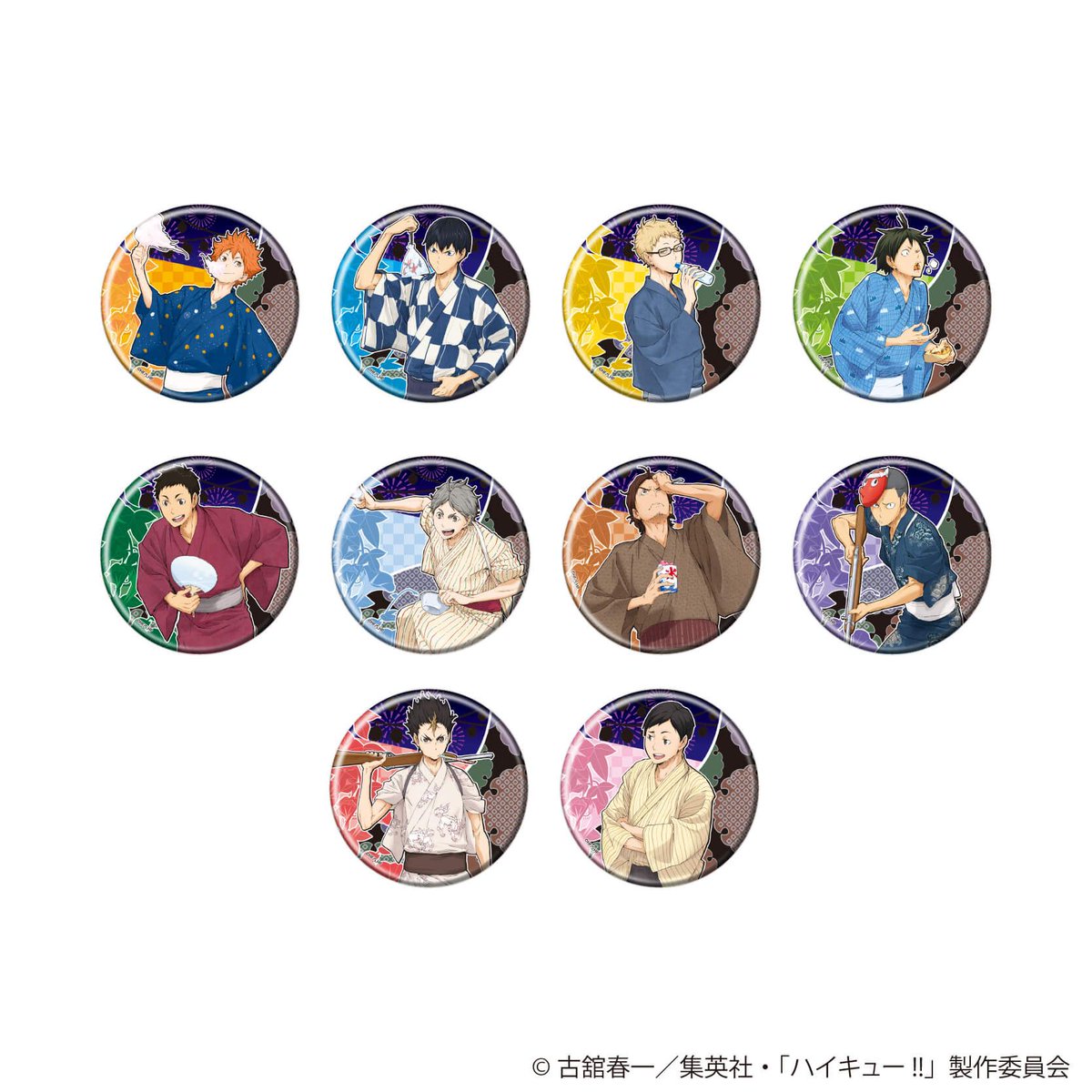 2025年5月発売予定 「ハイキュー!!」浴衣ver. ・キャラフレームカード