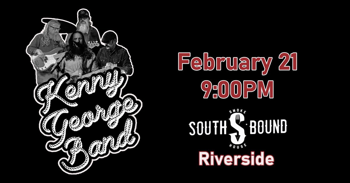 We return to #southboundsmokehouse Riverside on February 21. Please join us at 9 or bit before to grab some dinner