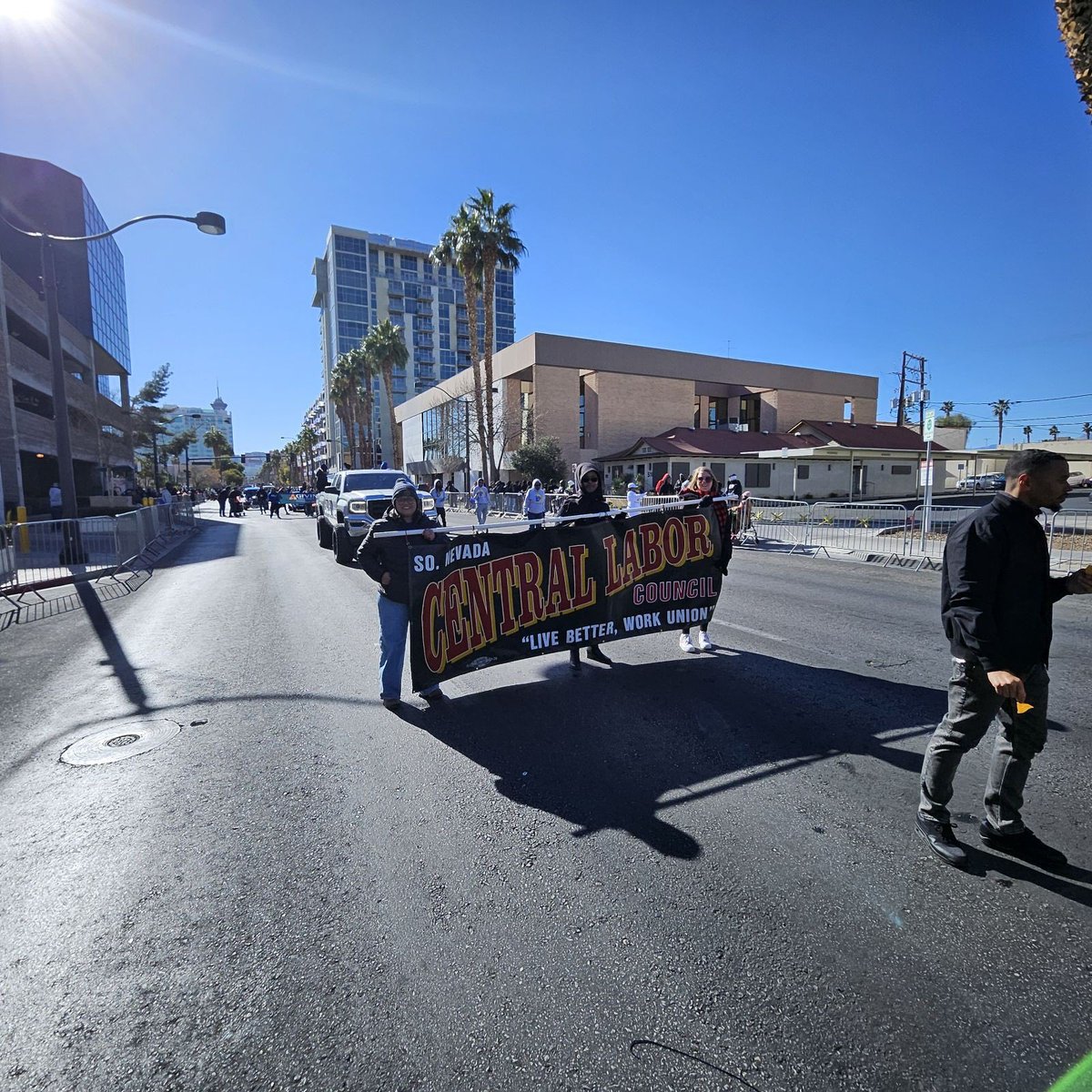 We had a great time celebrating the life and legacy of Dr. Martin Luther King Jr. yesterday at the annual parade.  Thank you to Rob Sumlin, Addie Crisp, Paul Snow, and Jackie Sumlin for marching alongside us!