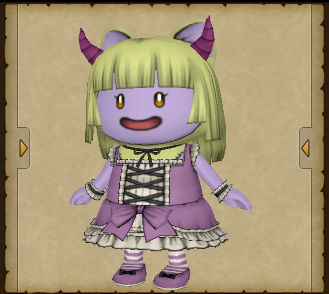 dqx_corundum's tweet photo. リンベリィ、プク化するとこんな感じなんでしょうかね
（目のパターンは4種類作ってみた） https://t.co/kdxZ08Ci0V