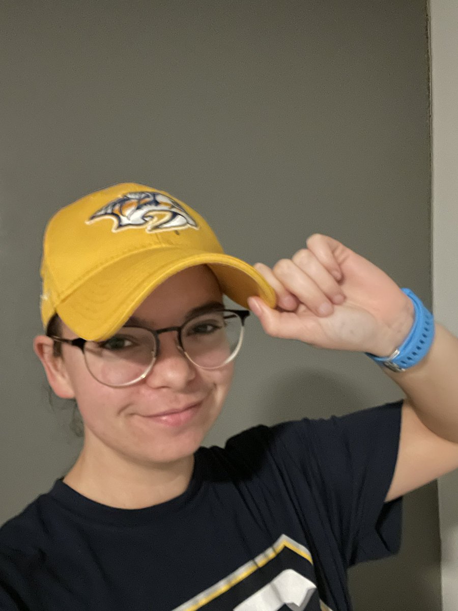 The_Pred_Head's tweet photo. And what hat but the @Predxican98 hat could give us our 4th straight win for the first time this season AND give us our biggest comeback in FRANCHISE HISTORY?? Can we say we are streaking now? 👀 #hatstats3 https://t.co/tebKDaWkyU
