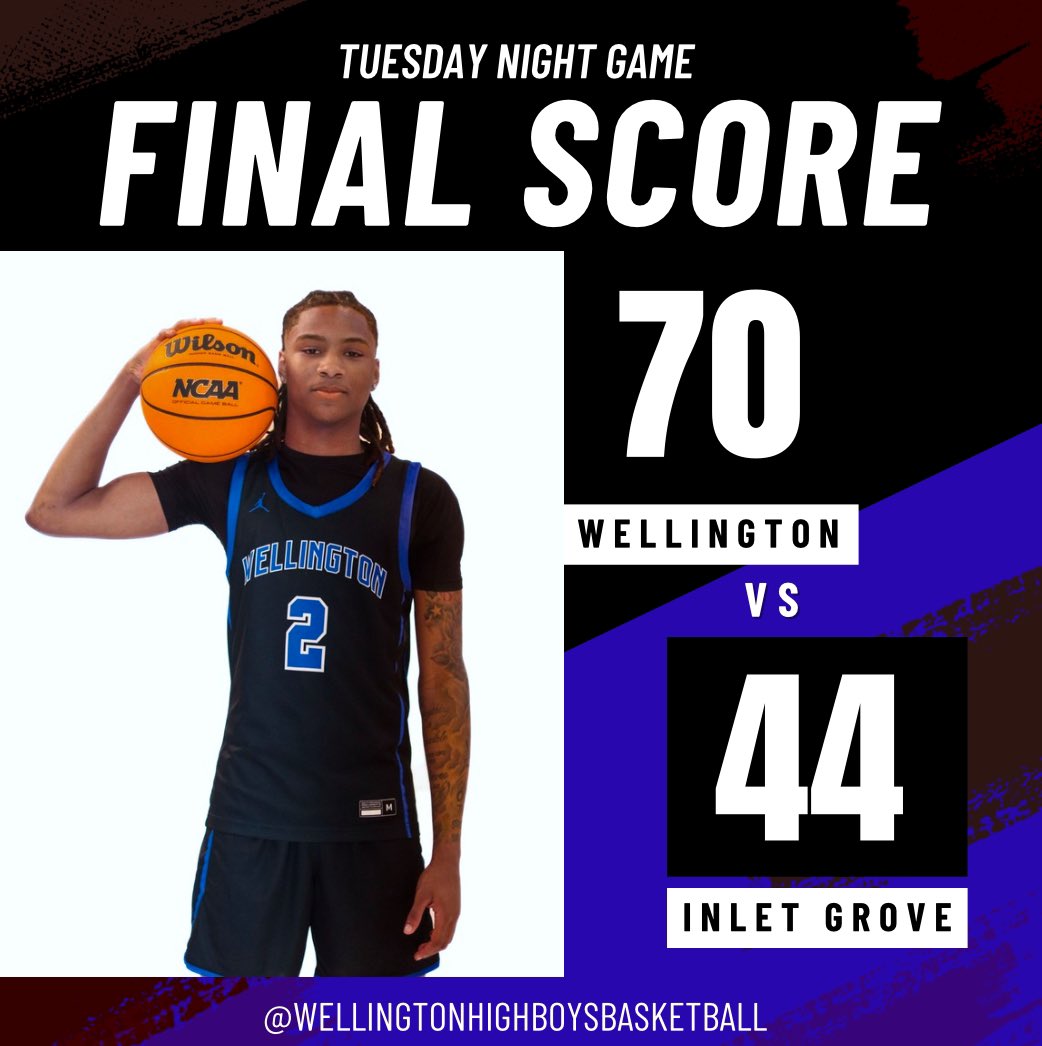 Big win tonight! Our Wolverines played well against Inlet Grove with a 70-44 victory. 🏀🔥 Next up: we defend The Den this Friday against district rival Lake Worth High! 🏠💙 Be there to bring the energy!

Top Performers 
Tor-El Robinson-20pts 2-3’s 8rebs
Lucas Moore-12pts. 2-3’s