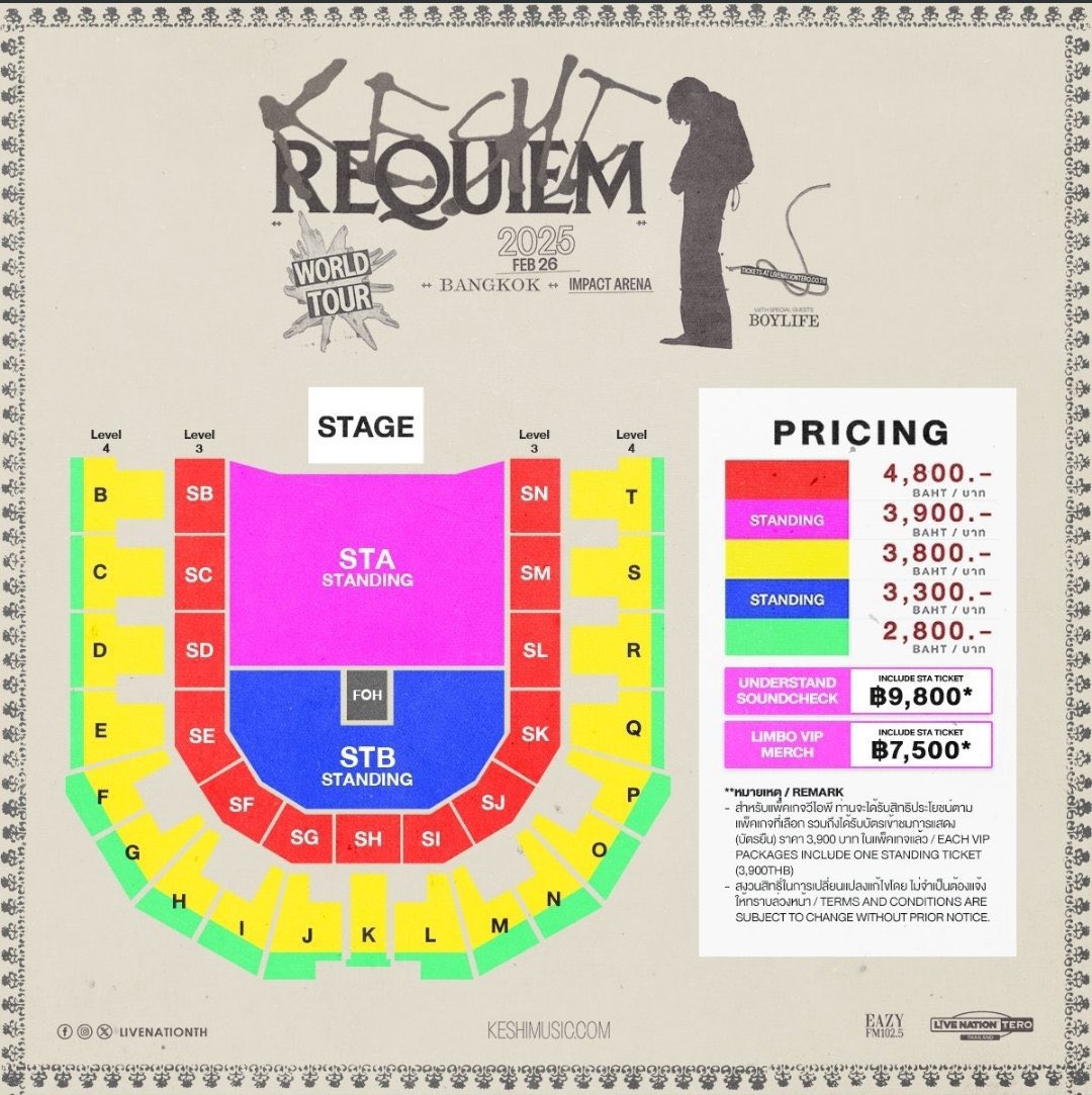 sSindysindy's tweet photo. ปล่อยบัตร Keshi : Requiem tour in Bangkok 

บัตร 2,800 (ไม่อัพราคาค่ะ)

ตอนนี้เค้ายังไม่แลกบัตรอ่อนมา แต่ถ้าสนใจเดี๋ยวเค้าไปแลกให้แล้วนัดรับได้นะคะ🥺

นับรับโซนรังสิต ปทุม และก็ตามสถานีรถไฟฟ้าค่ะ 
สอบถามเพิ่มเติมได้งับ

#RequiemTourBKK 
#KeshiRequiemTourBKK 
#keshiLiveInBangkok https://t.co/EymOvU0SAe