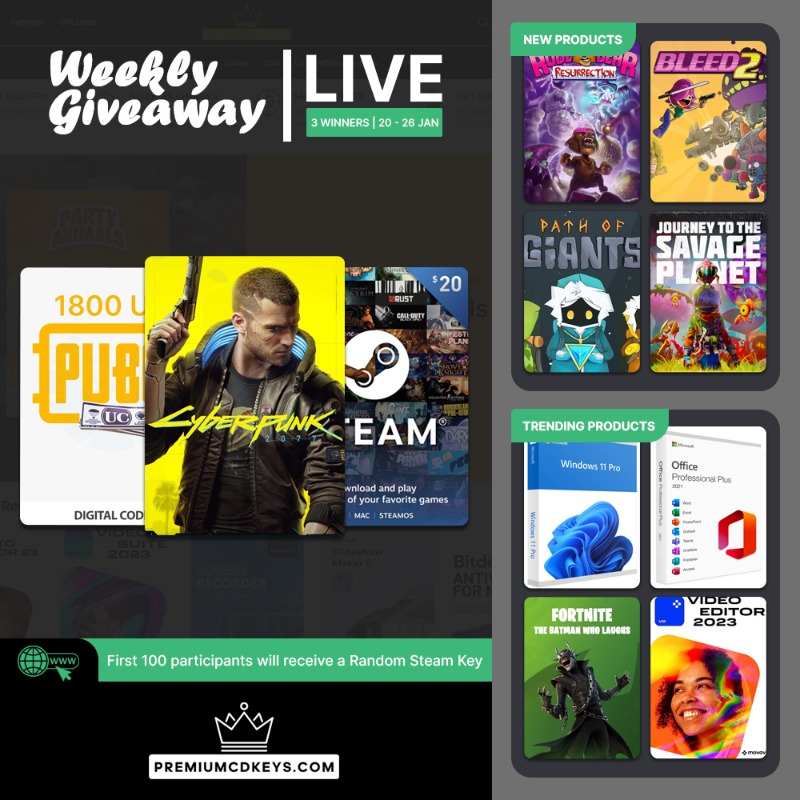 premiumcdkeys's tweet photo. Buy and save upto 90% on Windows, Office, Anti-Virus and other Software, Video Games, and Gift Cards at the cheapest prices on https://t.co/EkrFpJwvJg with Instant Email Delivery and Secure Payment Methods!

Use "10OFF" for another 10% discount.