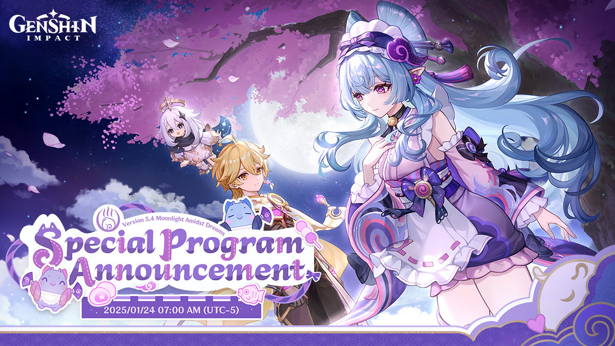 genshinimpactfr's tweet image. Annonce du programme spécial de la version 5.4 de Genshin Impact

Suivez-nous pour ne pas rater ce rendez-vous ! À bientôt !
Twitch : twitch.tv/genshinimpacto…
YouTube : youtube.com/@GenshinImpact

#GenshinImpact #GenshinSpecialProgram