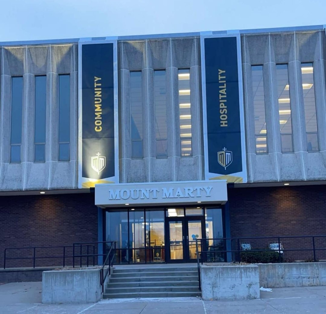 TheColtonCarter's tweet photo. Great visit today at Mount Marty University in Yankton, South Dakota.  Thanks to @prludemann for hosting my family and I. @mountmarty  @MMULancersFB @MichalettiCoach @CoachZuck @CoachBindel @wfmavrecruits @MaverickFBWF @hearn_coach @CoachNabors50 https://t.co/YjVRREsTbi