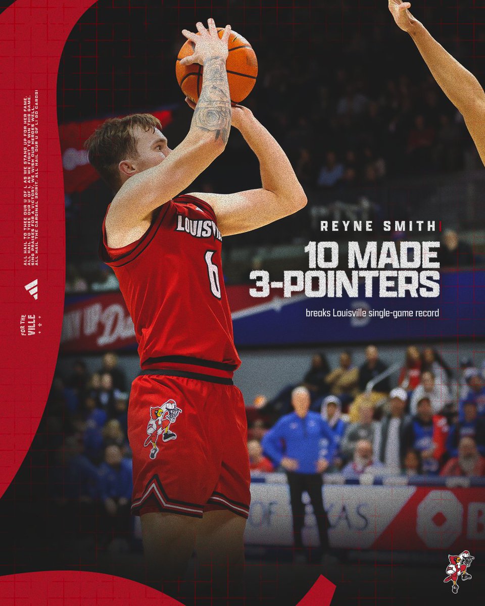 And the single game made 3-pointers record now belongs to 

MR. REYNE SMITH

#GoCards