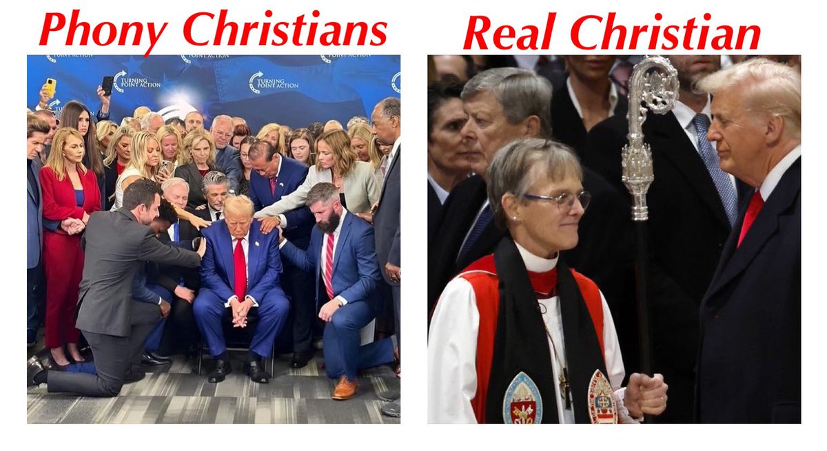 #TrumpIsUnfitForOffice
Christians…