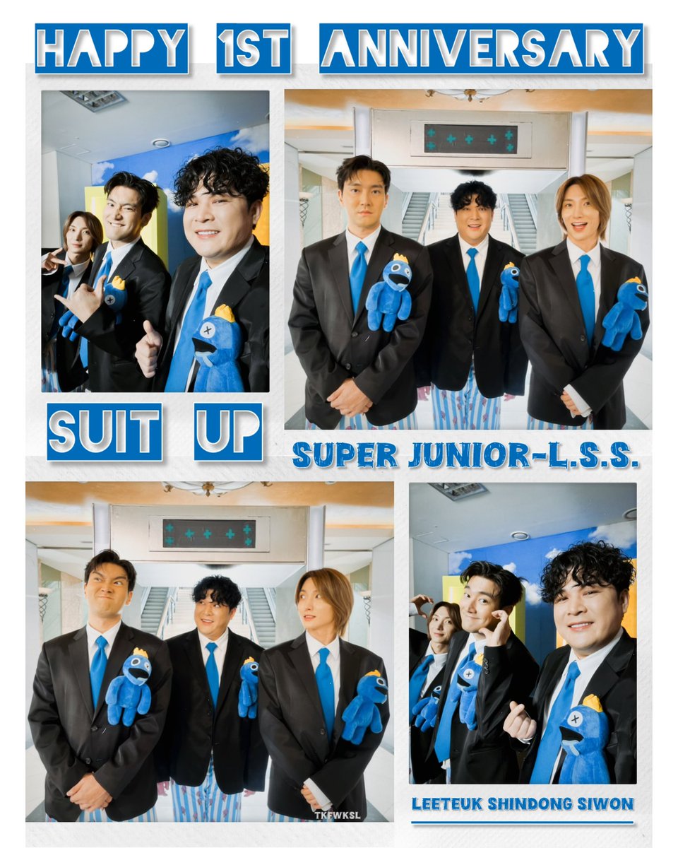 tkfwksl's tweet photo. Happy 1st Anniversary Super Junior-L.S.S. ‘SUIT UP’💙

#Suit_Up_With_LSS #Suit_Up
#슈퍼주니어_LSS #SUPERJUNIOR_LSS 
#이특 #leeteuk #신동 #shindong #시원 #siwon https://t.co/EcdRa0mgZ8