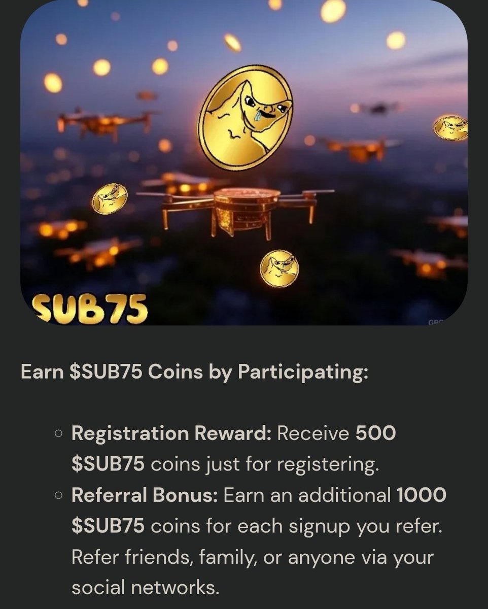 SUB75 tweet media