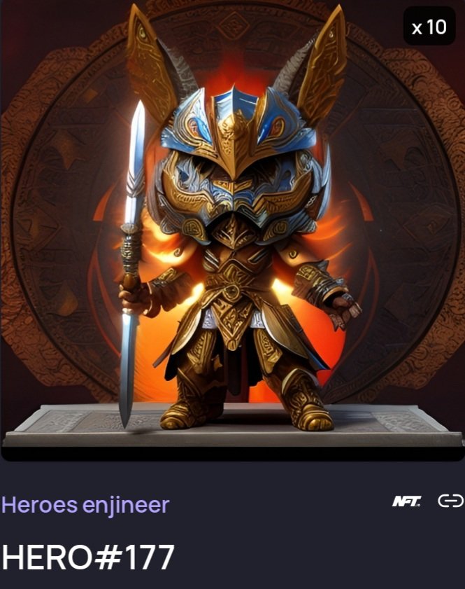 🎆NFT GIVEAWAY🎆

🏆1x #Heroes_Enjineer NFT(Super Mega Rare)for 1 lucky person.
Winners are drawn randomly.
following conditions,
🎫 follow <a href="/agungxyz/">❄BrandalAlasRoban❄$XAGE</a> , <a href="/heroes_2024/">Heroes Enjineer</a> and <a href="/Sonate008/">𝔖𝔬𝔫𝔞𝔱𝔢🌙</a>
🔊share this tweet.
🔉tag 3 of your friends.
🎁The draw will be held on January 25.
 #NFTGiveaway